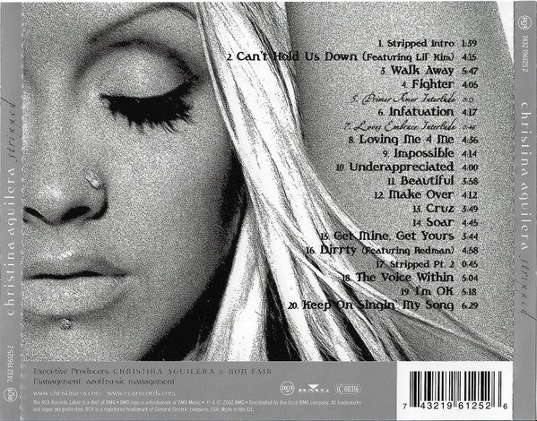 Christina Aguilera, Stripped-CD, CDs, Historia Nuestra