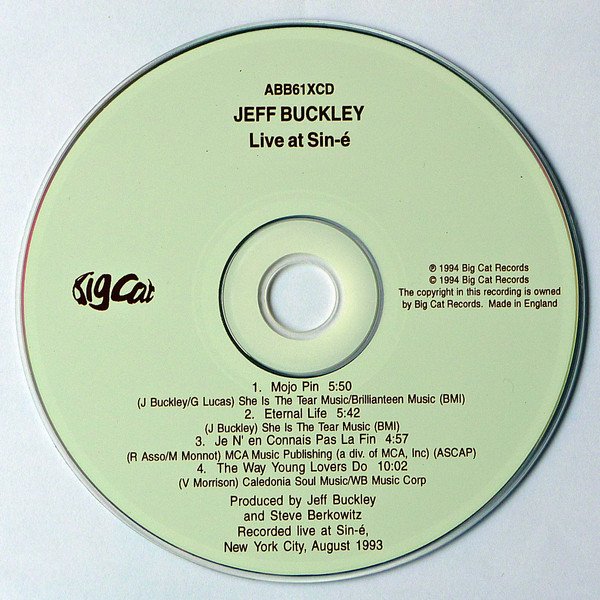 Jeff Buckley Live At Sin-é-CD, CDs, Historia Nuestra