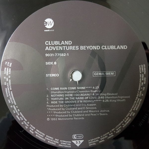 Clubland, Adventures Beyond Clubland-LP, Vinilos, Historia Nuestra