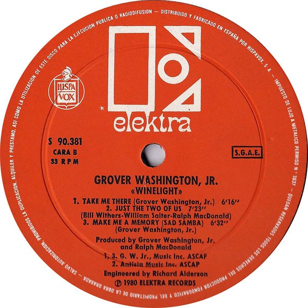Grover Washington, Jr. Winelight-LP, Vinilos, Historia Nuestra