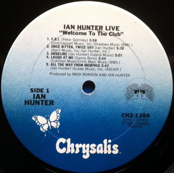 Ian Hunter Welcome To The Club - Live-2xLP, Vinilos, Historia Nuestra