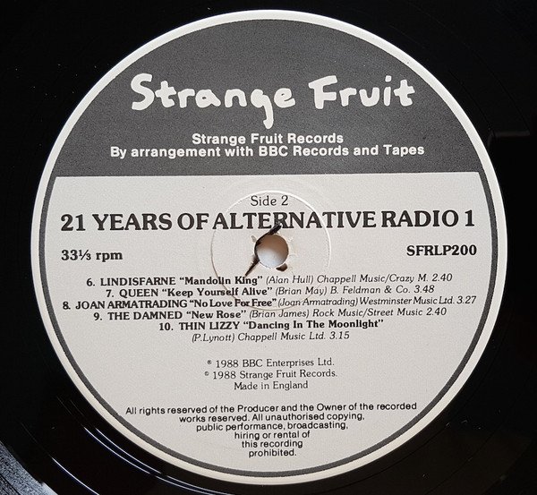 Various 21 Years Of Alternative Radio 1-2xLP, Vinilos, Historia Nuestra