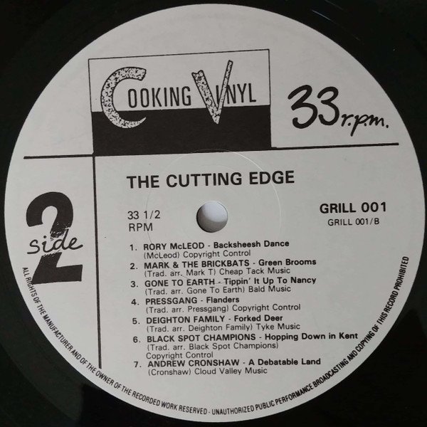 Various, The Cutting Edge-LP, Vinilos, Historia Nuestra