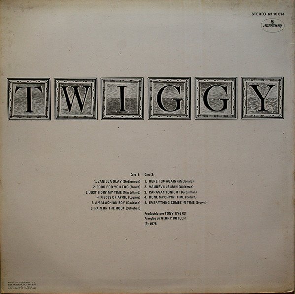 Twiggy Twiggy-LP, Vinilos, Historia Nuestra