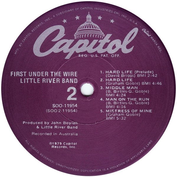 Little River Band, First Under The Wire-LP, Vinilos, Historia Nuestra