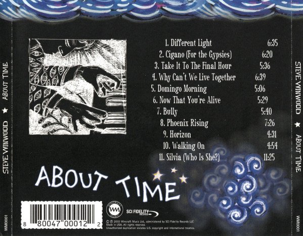 Steve Winwood About Time-CD, CDs, Historia Nuestra