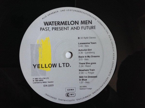 Watermelon Men, Past Present And Future-LP, Vinilos, Historia Nuestra