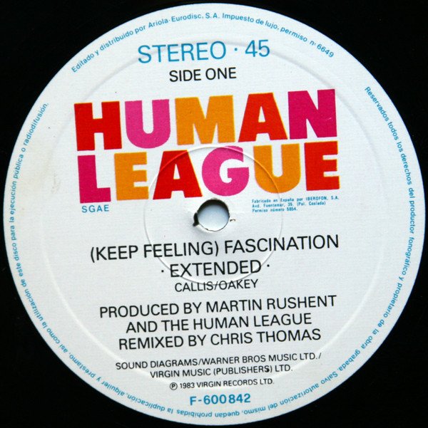 Human League* Fascination-12, Vinilos, Historia Nuestra