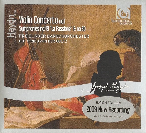Joseph Haydn, Freiburger Barockorchester, Gottfried Von Der Goltz Violin Concerto No.1 / Symphonies No.49 "La Passione" & No.80-CD, CDs, Historia Nuestra