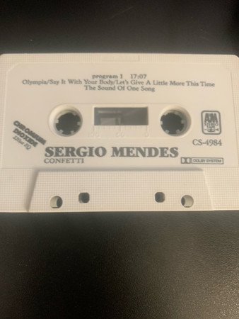 Sergio Mendes* Confetti-Cass, Cintas y casetes, Historia Nuestra