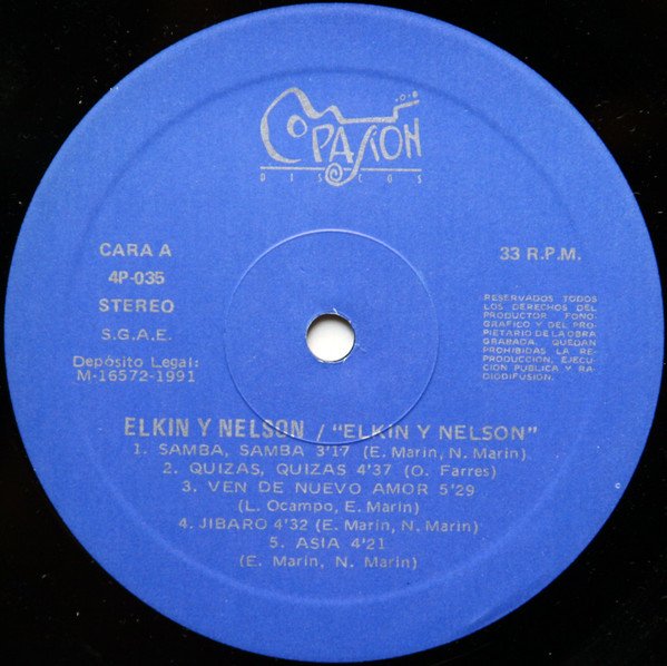 Elkin & Nelson Elkin & Nelson-LP, Vinilos, Historia Nuestra