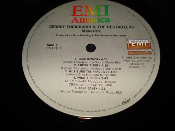 George Thorogood And The Destroyers* Maverick-LP, Vinilos, Historia Nuestra