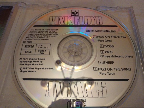 Pink Floyd Animals-CD, CDs, Historia Nuestra