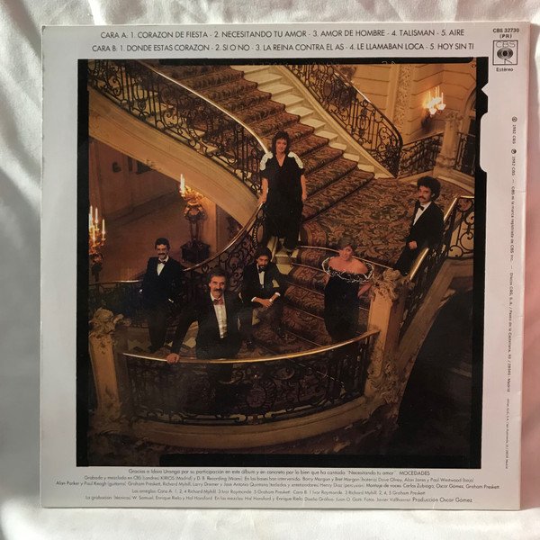 Mocedades, Amor De Hombre-LP, Vinilos, Historia Nuestra