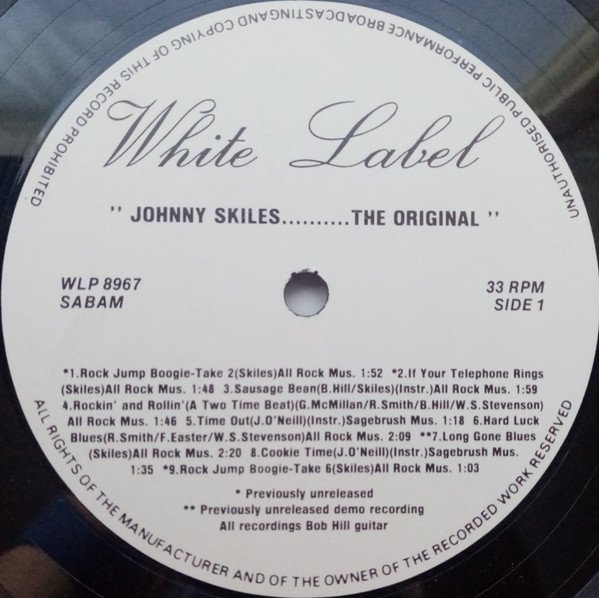 Johnny Skiles The Original-LP, Vinilos, Historia Nuestra