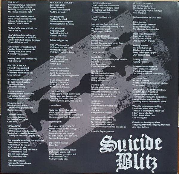 Suicide Blitz Ride The Steel-LP, Vinilos, Historia Nuestra