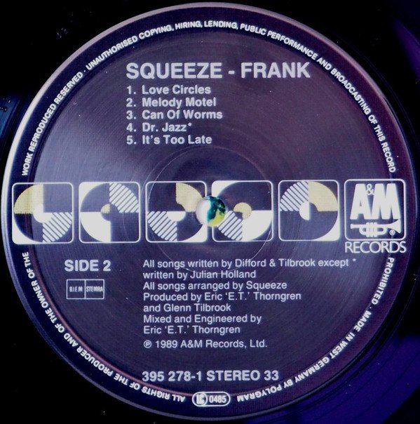 Squeeze Frank-LP, Vinilos, Historia Nuestra