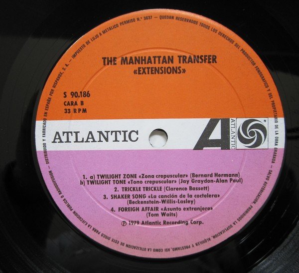 The Manhattan Transfer, Extensions-LP, Vinilos, Historia Nuestra