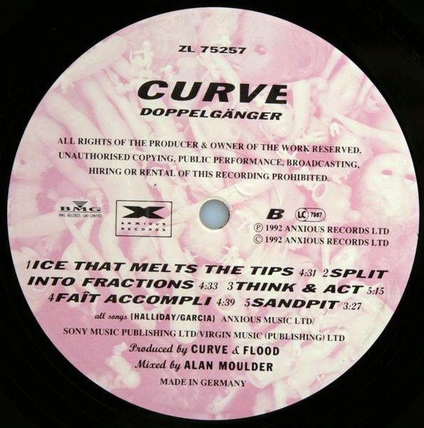 Curve, Doppelgänger-LP, Vinilos, Historia Nuestra