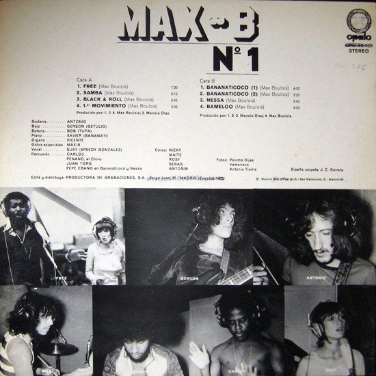Max B, Nº 1-LP, Vinilos, Historia Nuestra
