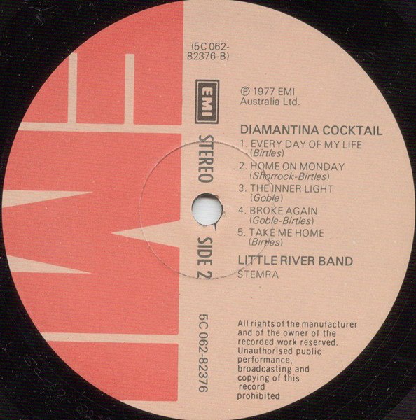 Little River Band, Diamantina Cocktail-LP, Vinilos, Historia Nuestra