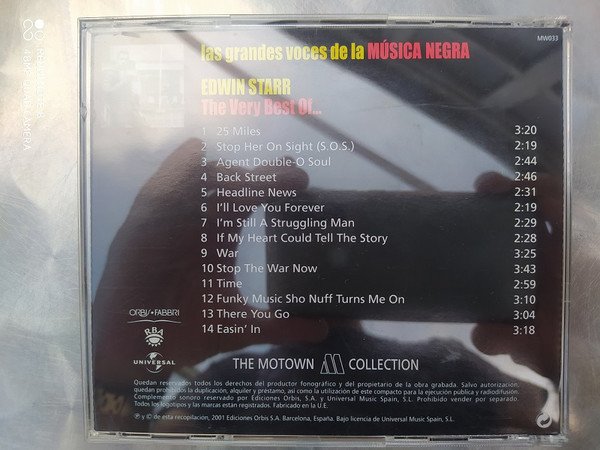 Edwin Starr The Very Best Of-CD, CDs, Historia Nuestra