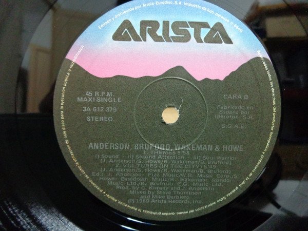 Anderson Bruford, Brother Of Mine-12 inch, Vinilos, Historia Nuestra