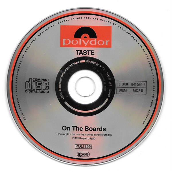 Taste On The Boards-CD, CDs, Historia Nuestra