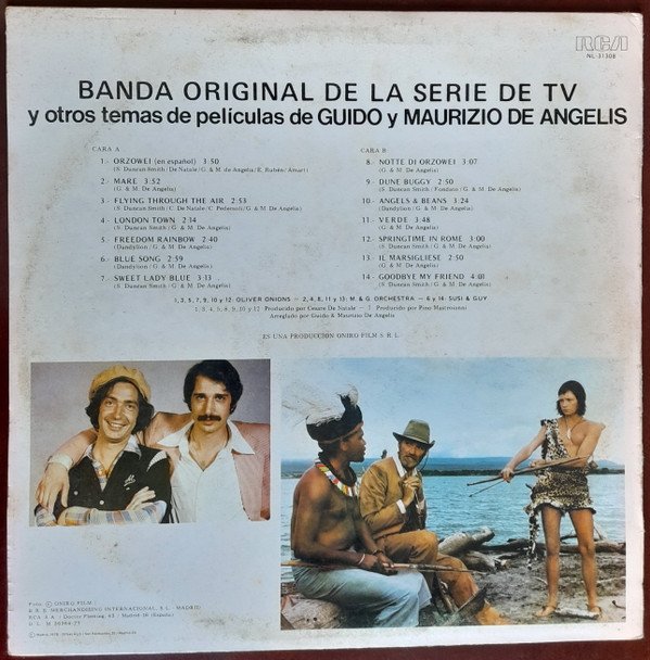 Guido & Maurizio De Angelis* Orzowei / Banda Original De La Serie De Tv Y Otros Temas De Películas-LP, Vinilos, Historia Nuestra
