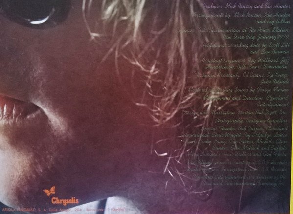 Ian Hunter You're Never Alone With A Schizophrenic-LP, Vinilos, Historia Nuestra