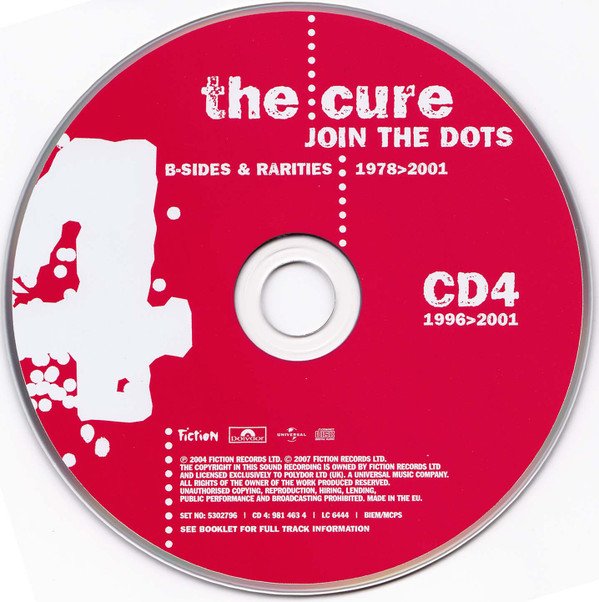The Cure, Join The Dots B-Sides & Rarities 1978>2001-CD, CDs, Historia Nuestra