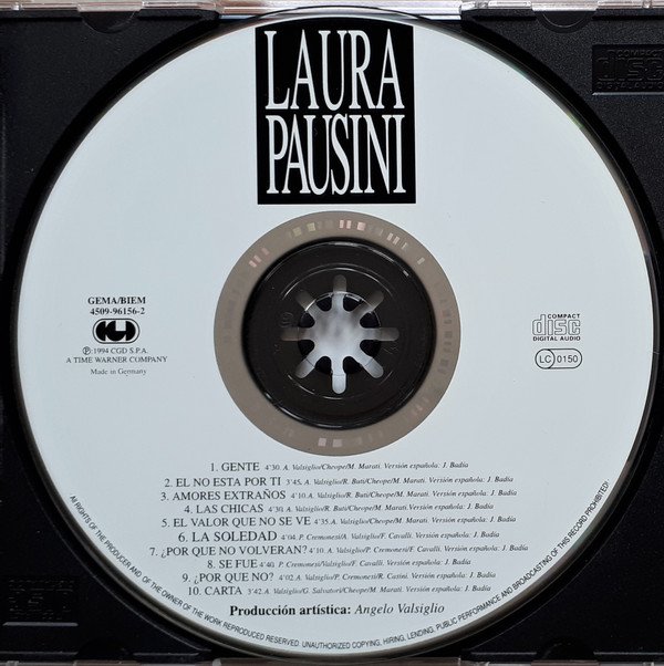 Laura Pausini, Laura Pausini-CD, CDs, Historia Nuestra