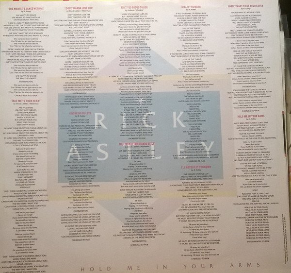 Rick Astley Hold Me In Your Arms-LP, Vinilos, Historia Nuestra