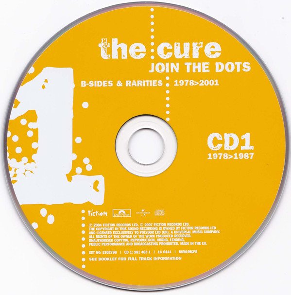 The Cure, Join The Dots B-Sides & Rarities 1978>2001-CD, CDs, Historia Nuestra