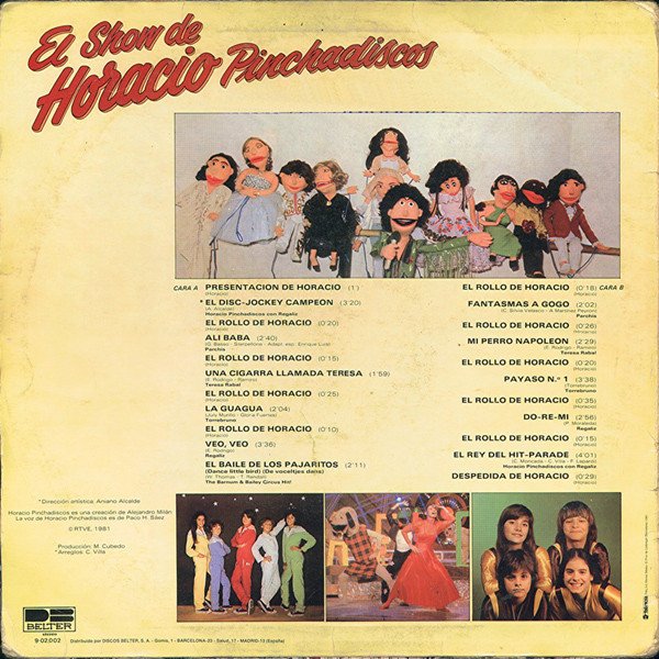 Various El Show De Horacio Pinchadiscos-LP, Vinilos, Historia Nuestra