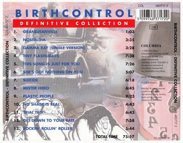 Birthcontrol, Definitive Collection-CD, CDs, Historia Nuestra