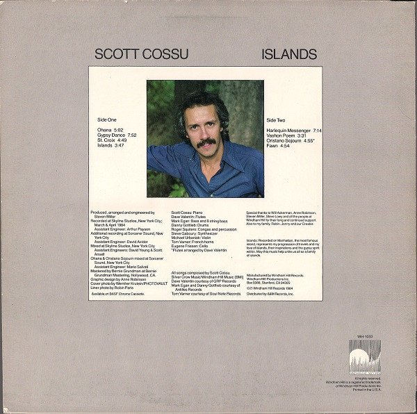 Scott Cossu Islands-LP, Vinilos, Historia Nuestra