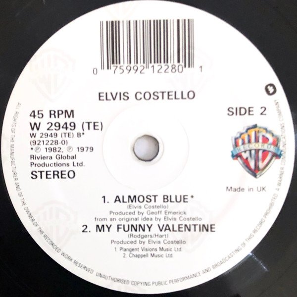Elvis Costello Baby Plays Around-10, Vinilos, Historia Nuestra