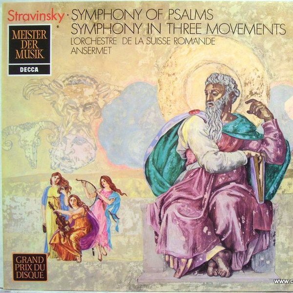 Stravinsky* - L'Orchestre De La Suisse Romande, Ansermet* Symphony Of Psalms / Symphony In Three Movements-LP, Vinilos, Historia Nuestra