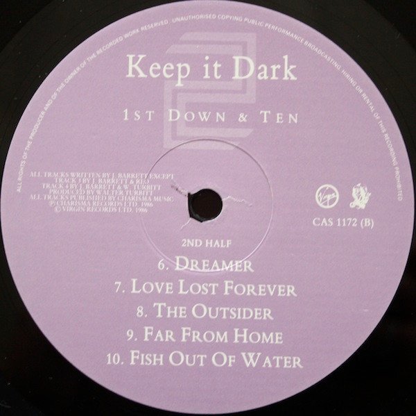 Keep It Dark 1st Down & Ten-LP, Vinilos, Historia Nuestra