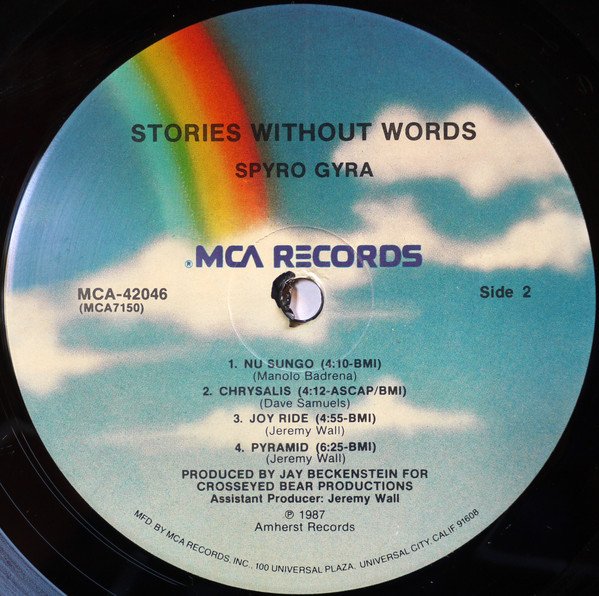 Spyro Gyra Stories Without Words-LP, Vinilos, Historia Nuestra