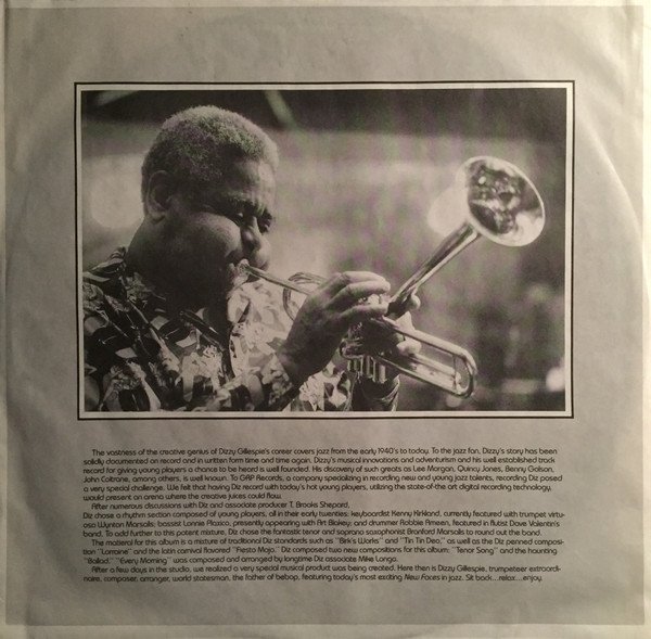 Dizzy Gillespie, New Faces-LP, Vinilos, Historia Nuestra