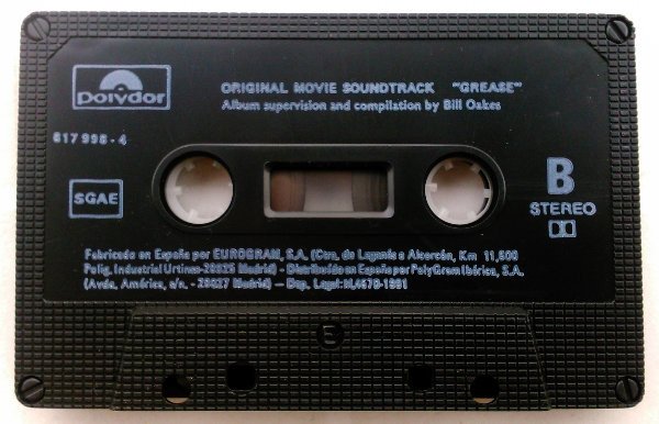 Various, Grease (Soundtrack)-Tape, Cintas y casetes, Historia Nuestra