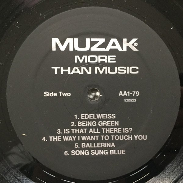 Various, More Than Music - Muzak -LP, Vinilos, Historia Nuestra