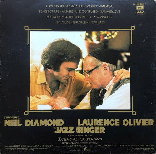 Neil Diamond, The Jazz Singer (Banda Sonora)-LP, Vinilos, Historia Nuestra