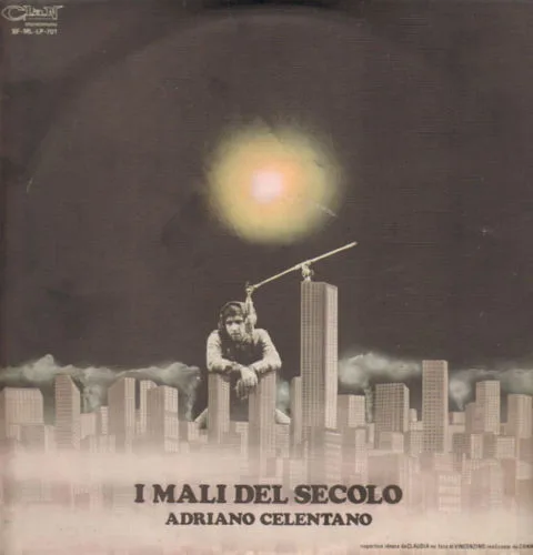 Adriano Celentano, I Mali Del Secolo-LP, Vinilos, Historia Nuestra