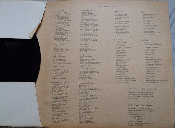 Various Chants De La Guerre D'Espagne-LP, Vinilos, Historia Nuestra