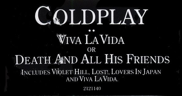 Coldplay, Viva La Vida Or Death And All His Friends-CD, CDs, Historia Nuestra