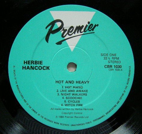 Herbie Hancock Hot & Heavy-LP, Vinilos, Historia Nuestra