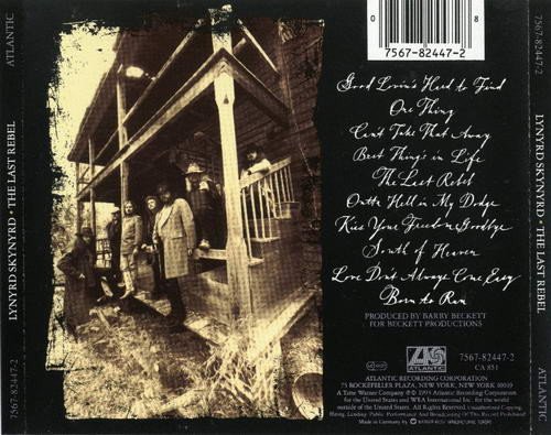 Lynyrd Skynyrd, The Last Rebel-CD, CDs, Historia Nuestra